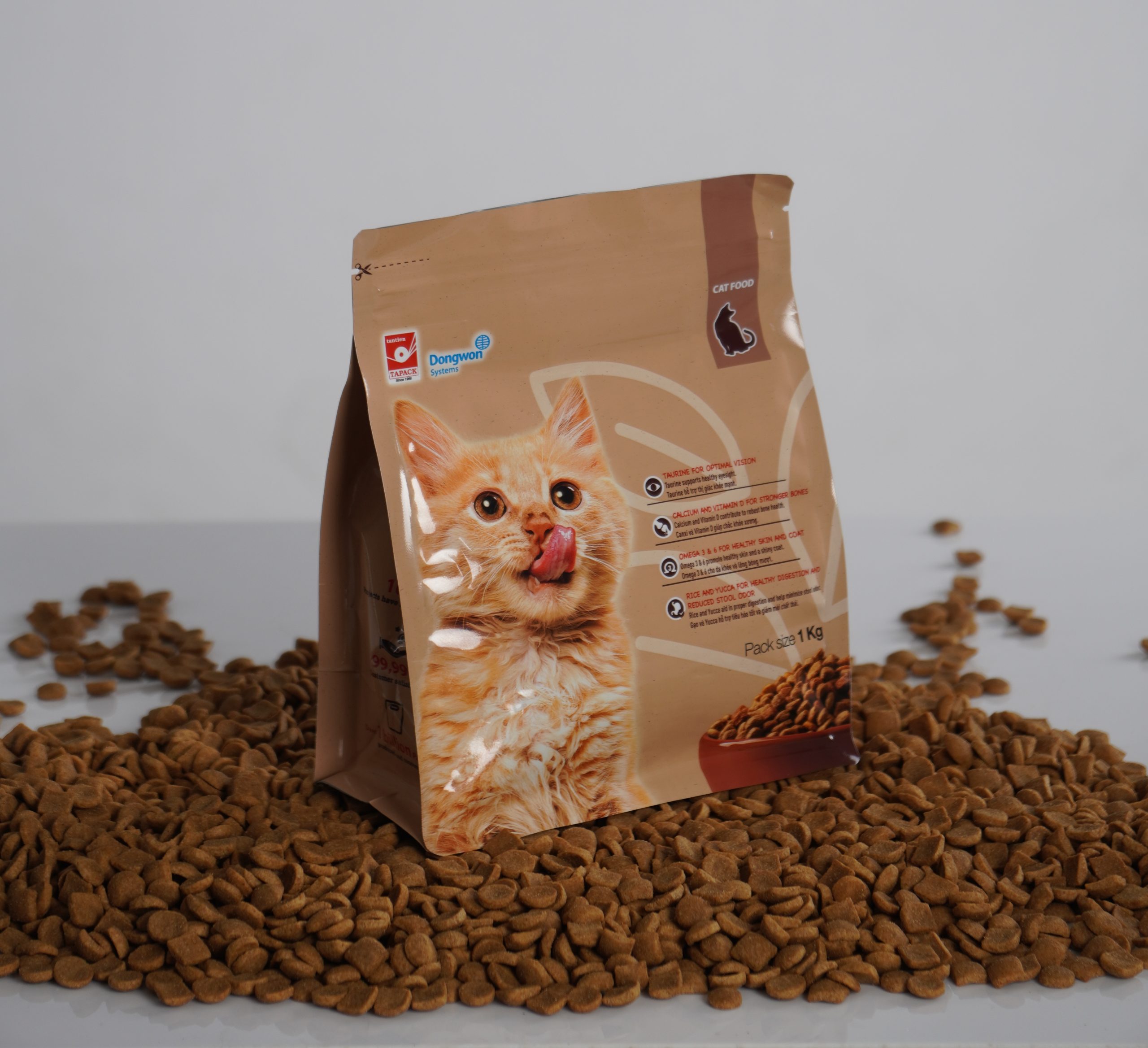 Sustainable pet food packaging by Tapack at Pet Fair SEA 2024